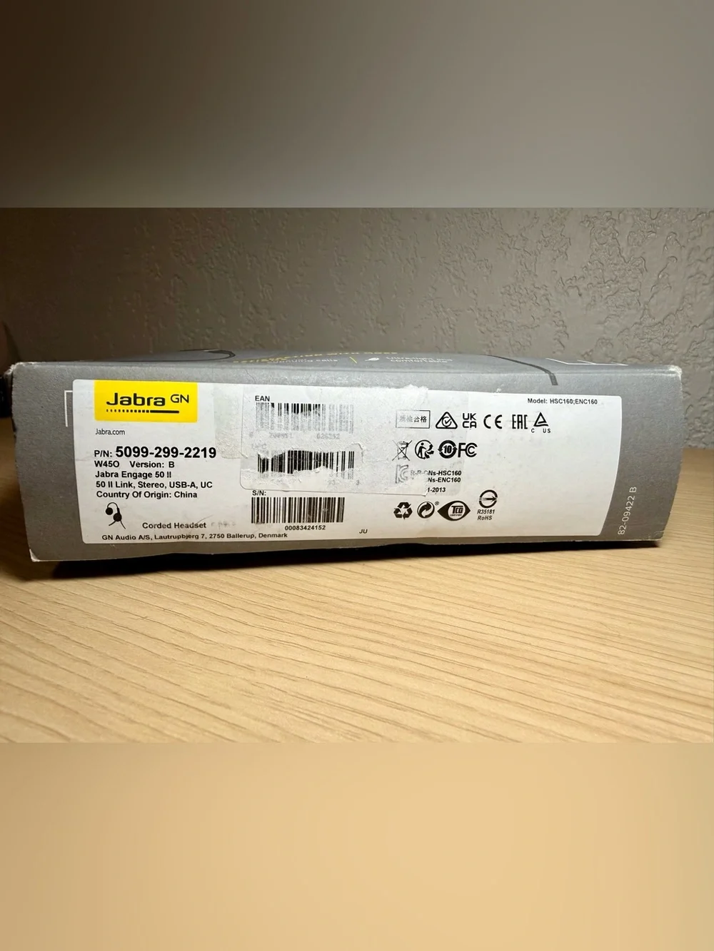 Jabra Engage 50 II USBA Call Control Unit ENC160 Ultra Lightweight Complete Unit